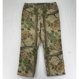 VTG Duxbak Realtree Camouflage Pants Mens 38x31 Insulated Lined Hunting Workwear
